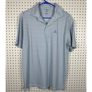 Rhoback “crown” print polo shirt size L